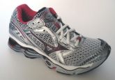 Mizuno Wave Creation 12 - branco/vermelho/cinza