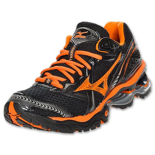 Mizuno Wave Creation 12 - preto/laranja